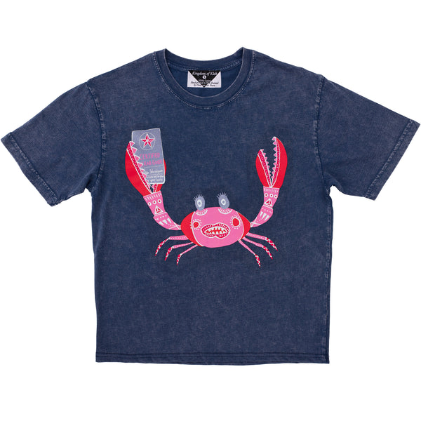 The Certified Crab Guides of Klah Women's Monarch Tee, Stonewash