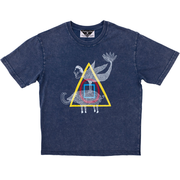 Mervyn Sagetusk Women's Monarch Tee, Stonewash