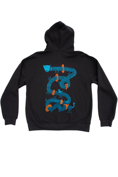 The Time Travelling Dog Zip Up Men's Hoody