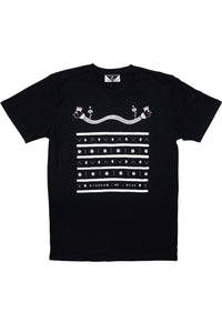 Sky Gardeners Black Mens Screenprinted Tshirt Kingdom of Klah